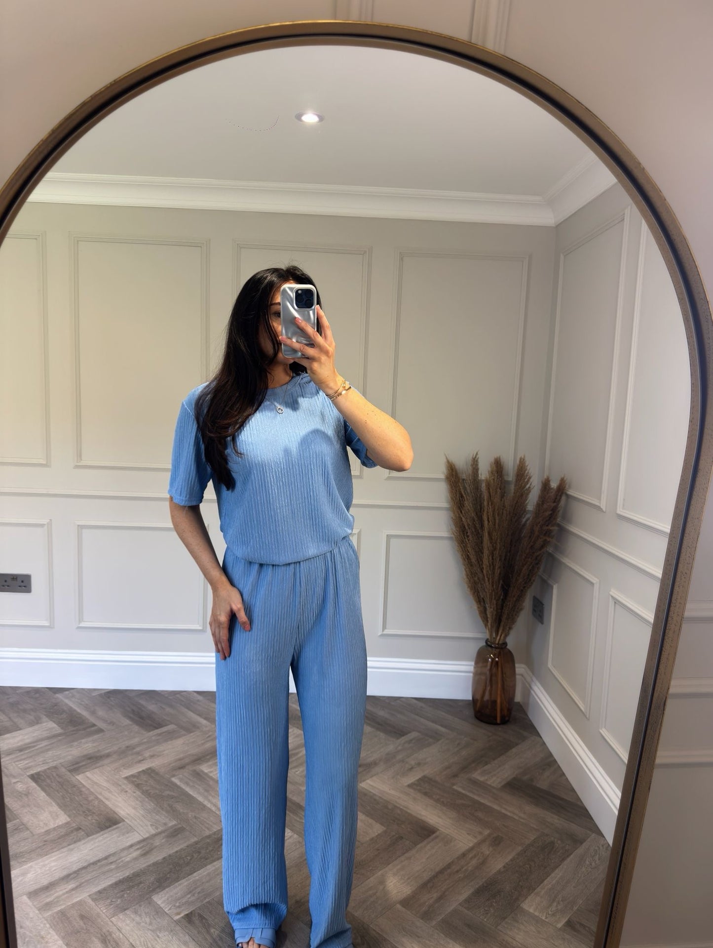 Blue T-Shirt Lounge Set