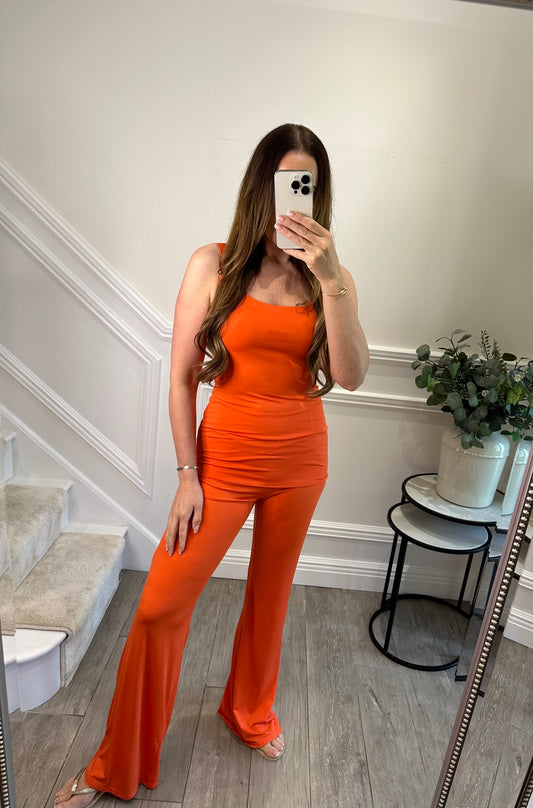 Orange Vest Lounge Co-Ord