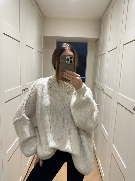 Cream Soft Knit Jumper