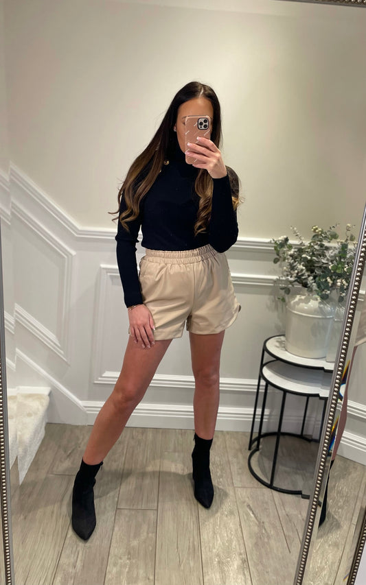 Leather Shorts